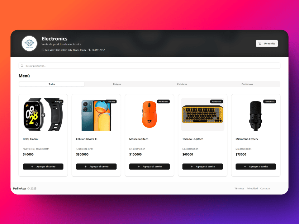 Catálogo digital de ejemplo