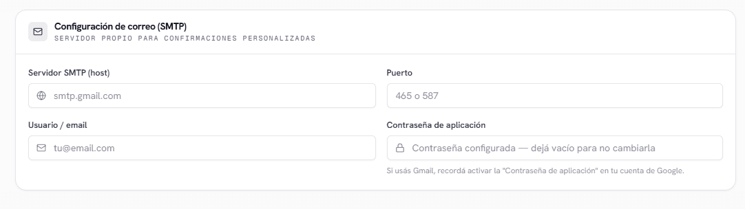 Configuración del tipo de negocio y modelo de tienda