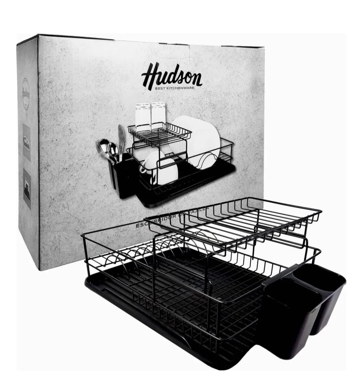 escurridor de platos hudson 2 pisos
