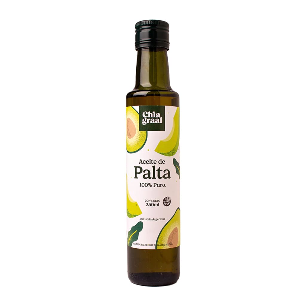 ACEITE DE PALTA 100% PURO - 250 ML - CHIA GRAAL