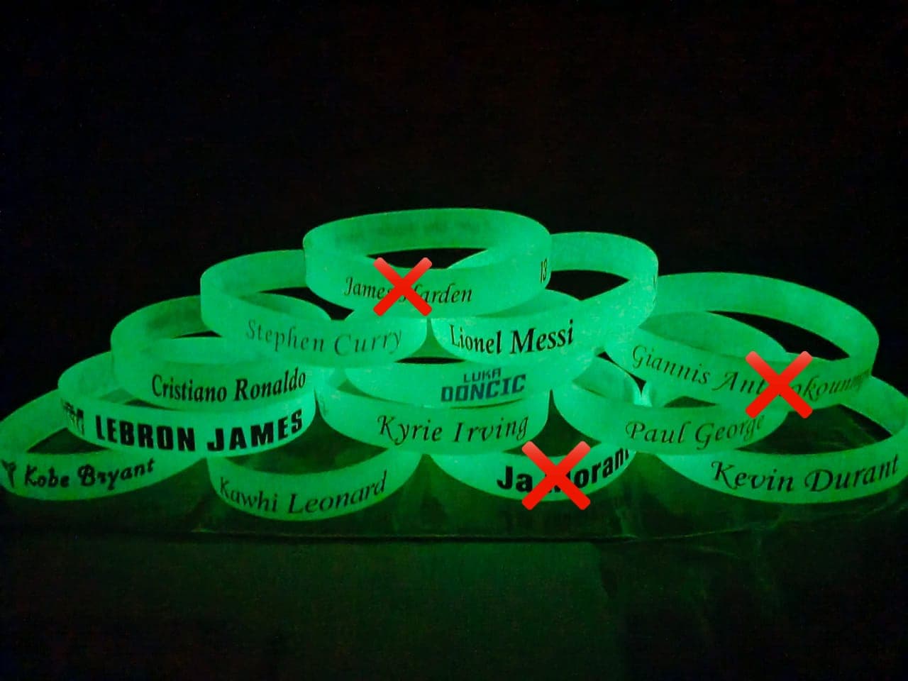PULSERAS DE GOMA