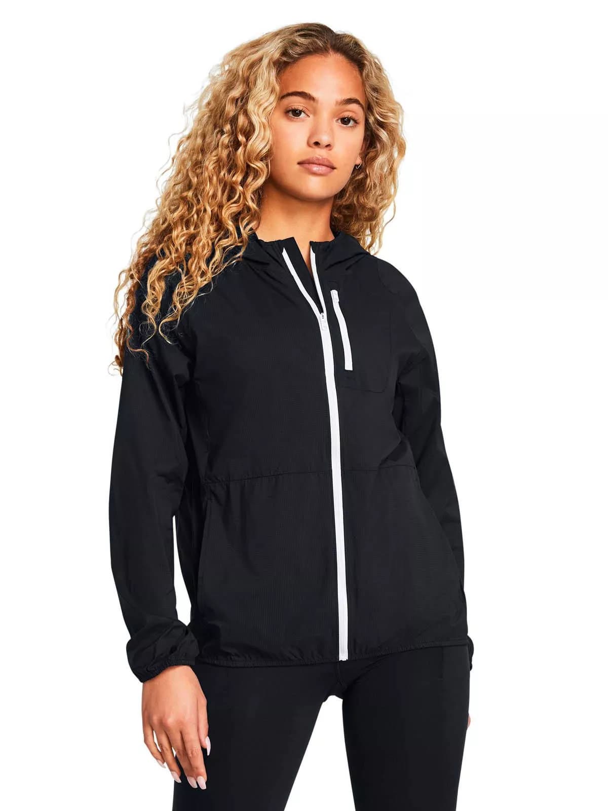 Under Armour - Campera Running Mujer Launch Elite LW Negro Talle L