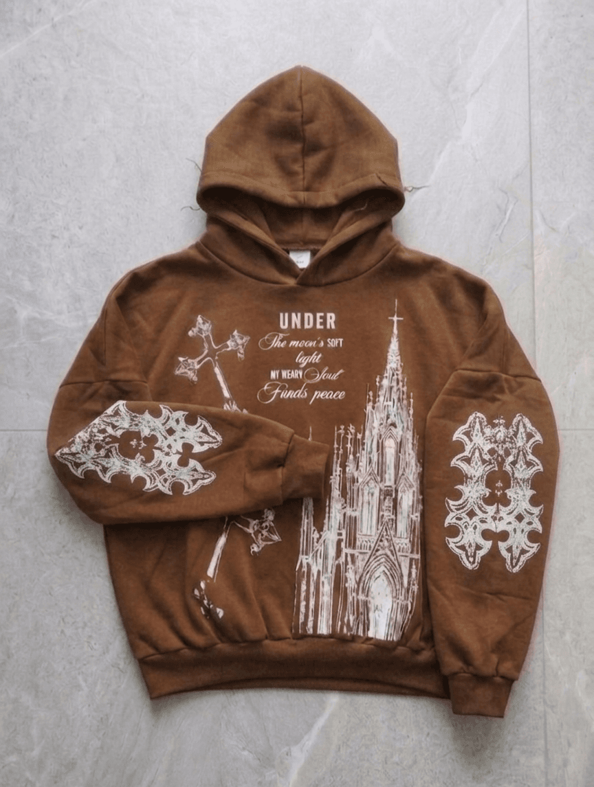 Buzo boxy fit catedral chocolate