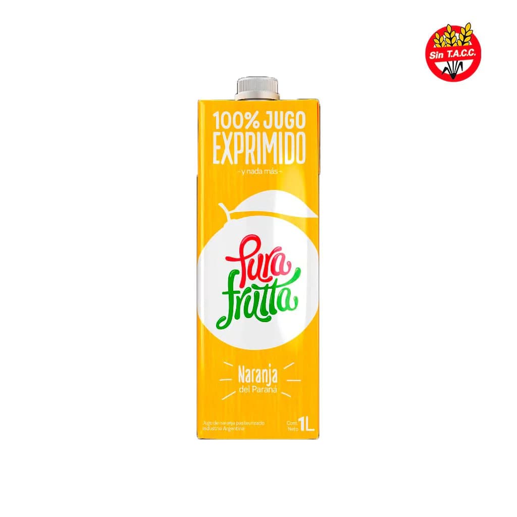 JUGO 100% EXPRIMIDO PURA FRUTA "NARANJA"