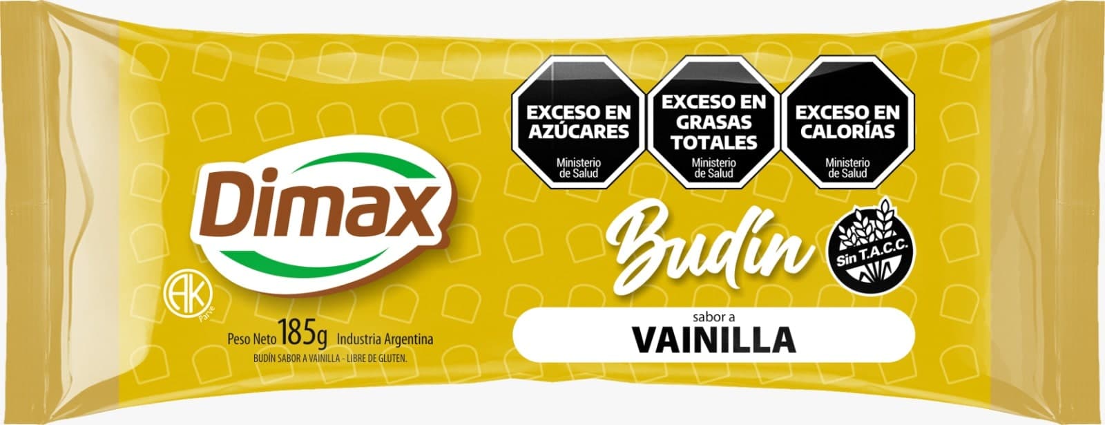 BUDIN VAINILLA DIMAX SIN TACC