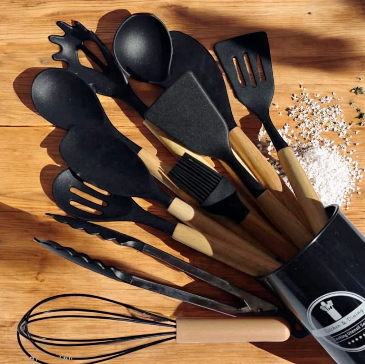 utensilios de silicona x 12 pcs