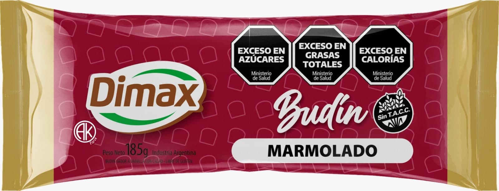 BUDIN MARMOLADO DIMAX SIN TACC