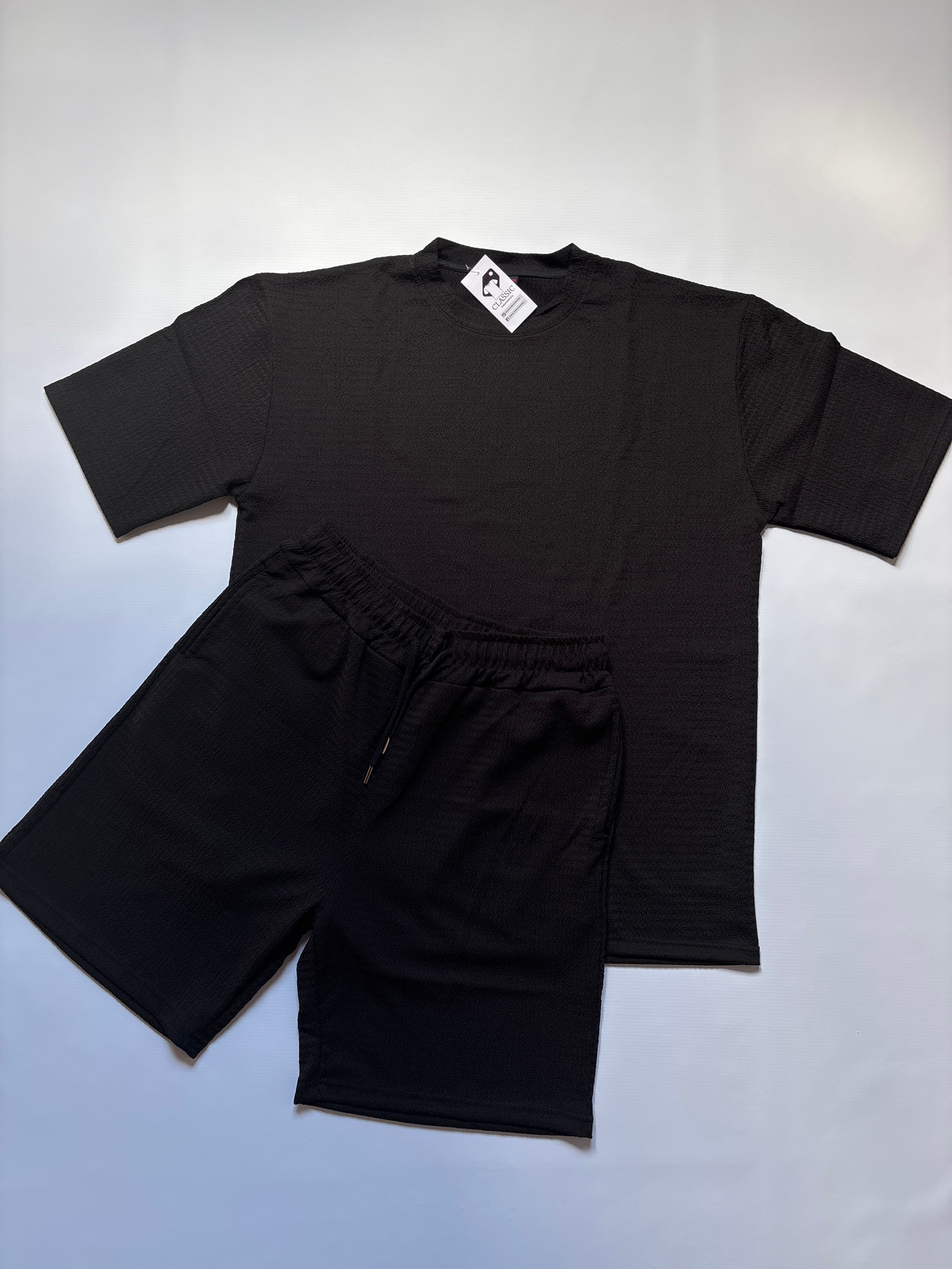 remera over y short, talle XL