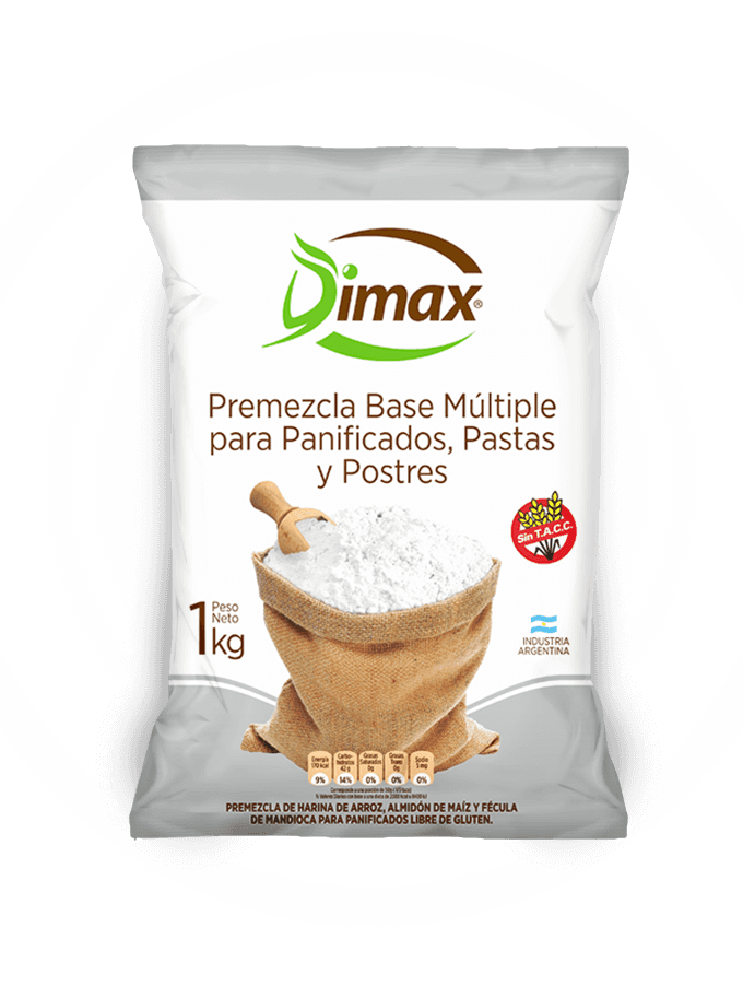 PREEMEZCLA UNIVERSAL DIMAX 1KG SIN TACC
