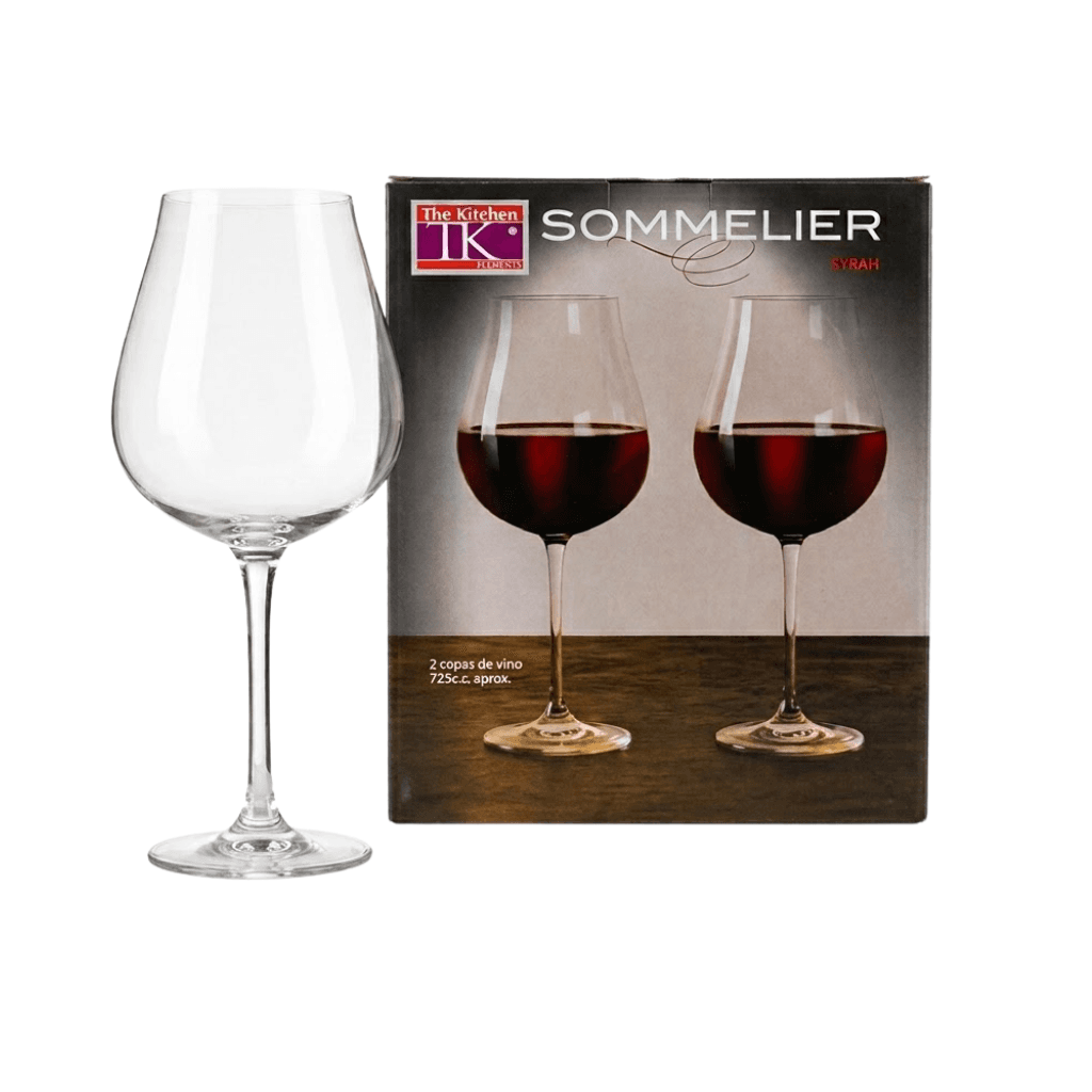 set x 2 copas vino syrah