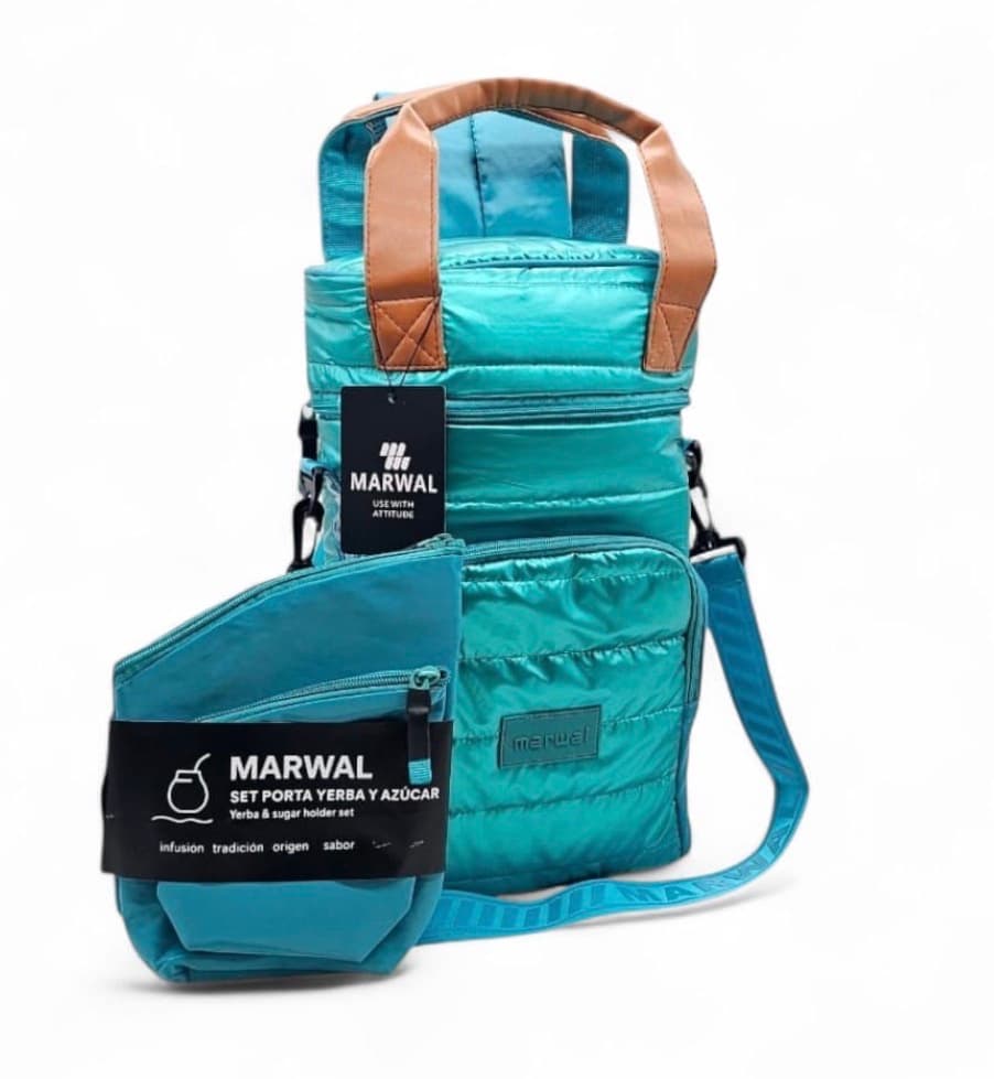 bolso matero metalisado