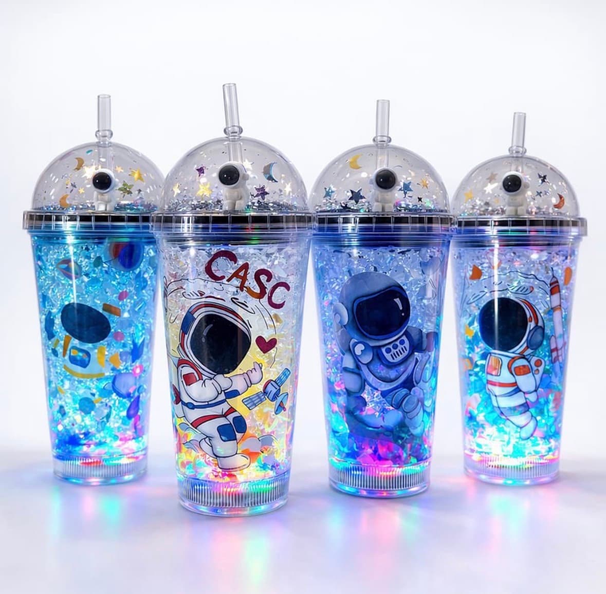 Vaso astronauta con luces