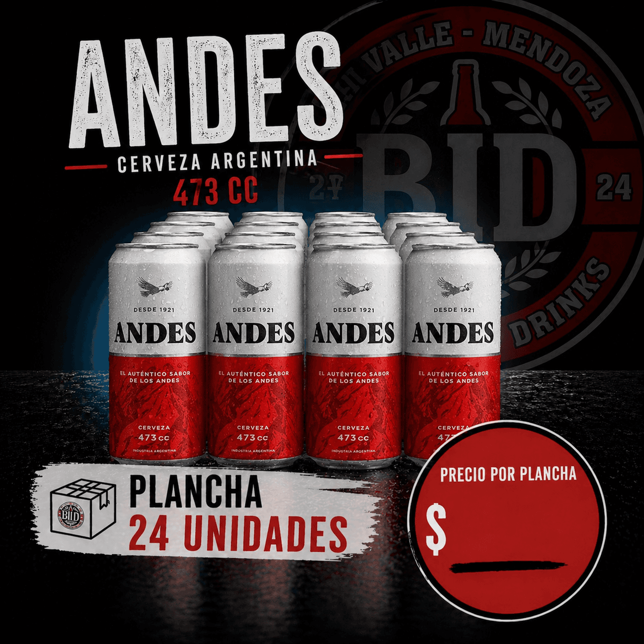 Cerveza Andes 473