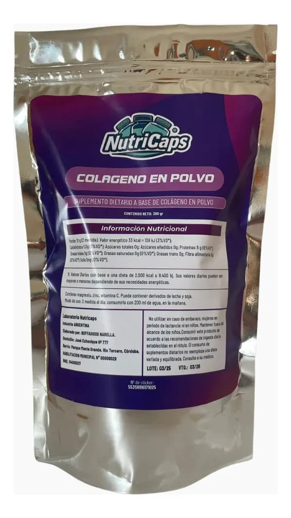 COLAGENO EN POLVO X 300GR