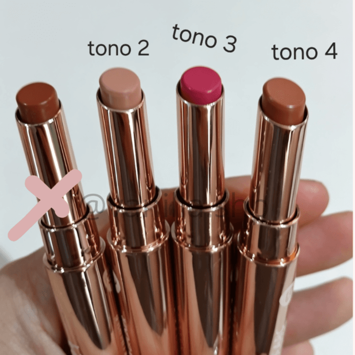 Lipstick de pink 21 (con delineador)