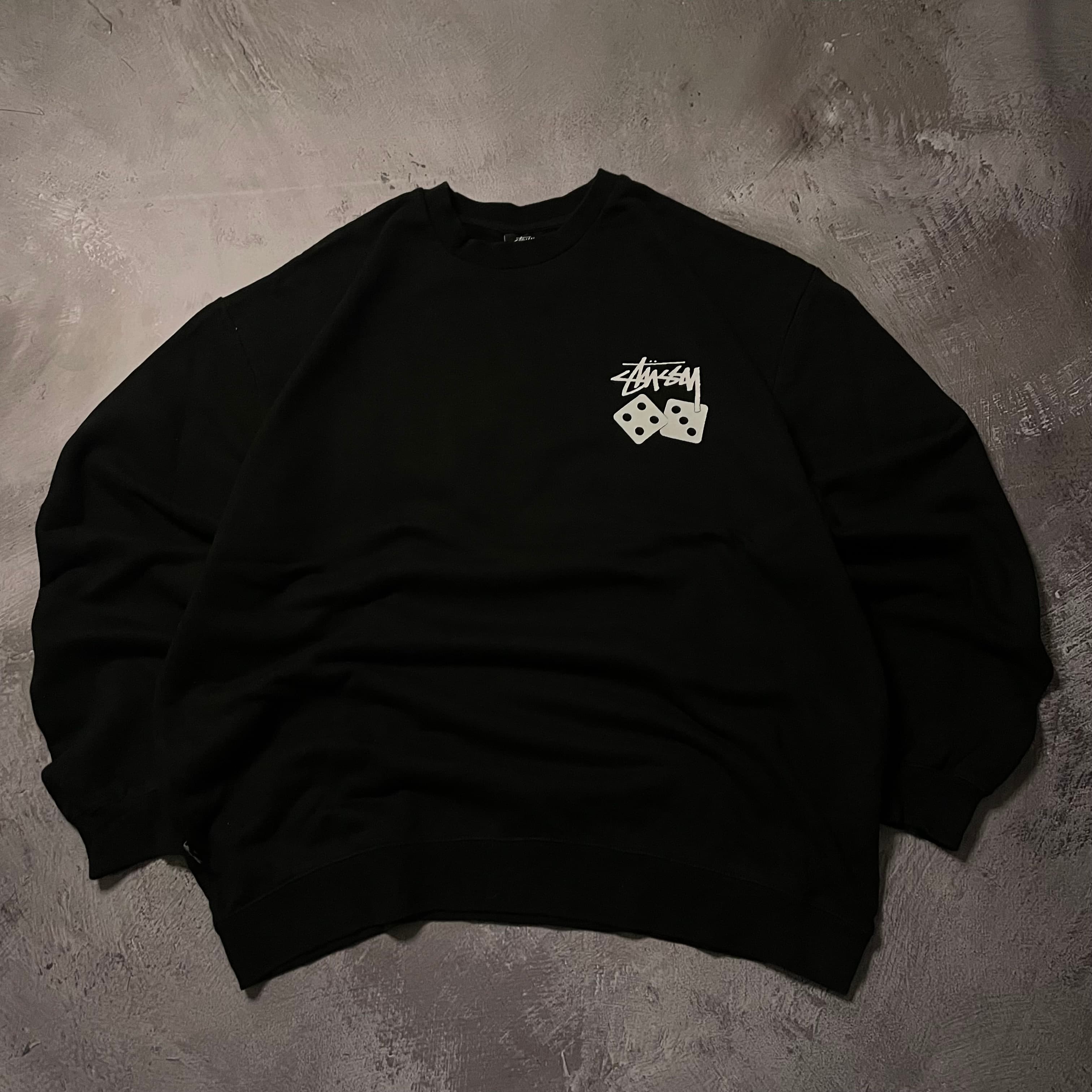 Stüssy Dice Crewneck Negro