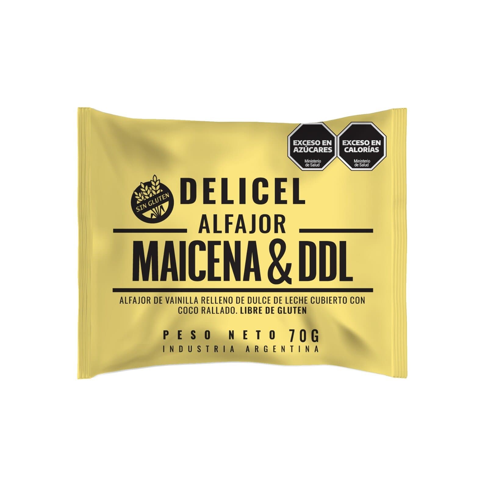 DELICEL - Alfajores Maicena 70 Gr
