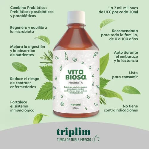 VITA BIOSA PROBIOTICO NATURAL X 500ML