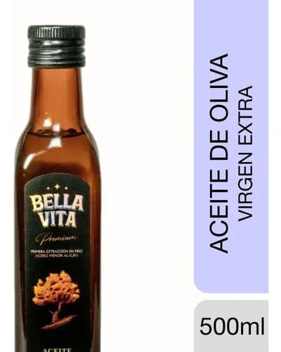 Aceite de Oliva botella x 500ml PET - Bella Vita