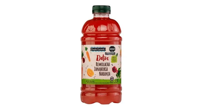 JUGO DETOX REMOLACHA, ZANAHORIA Y NARANJA 1LT