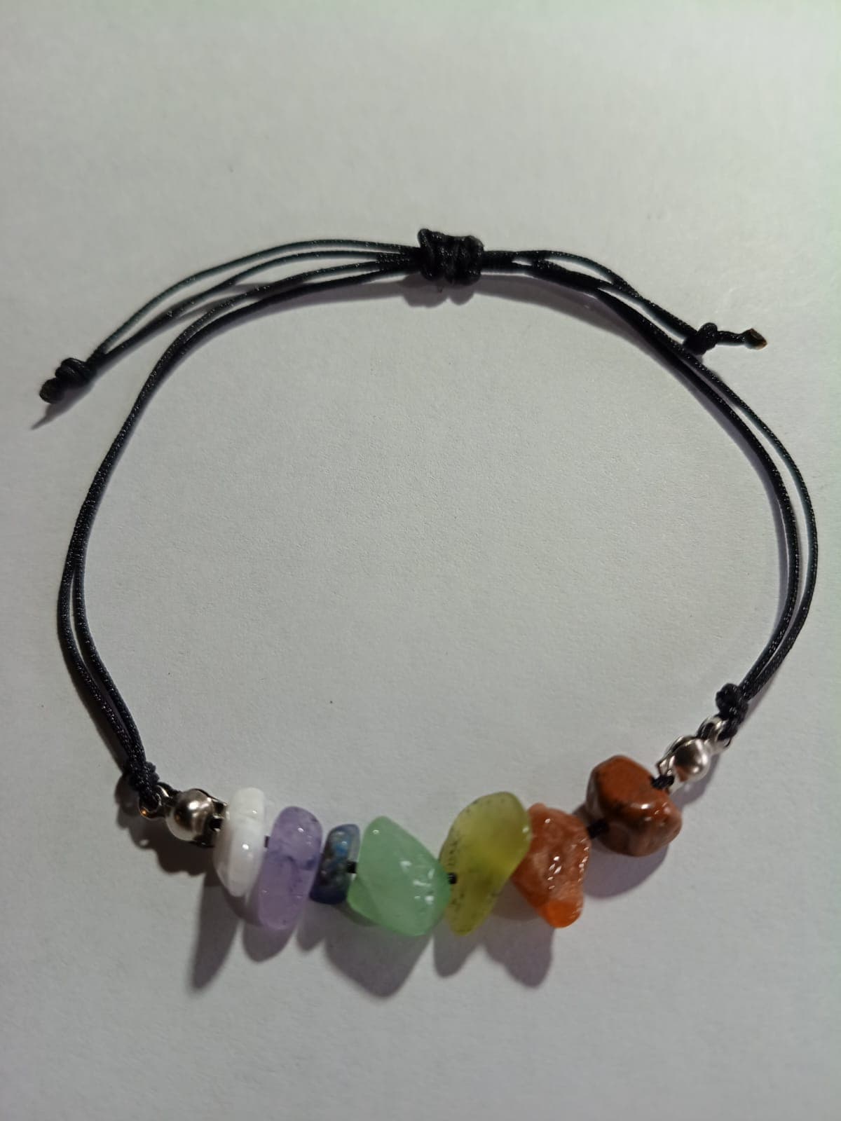 Pulsera 7 chakras regulable