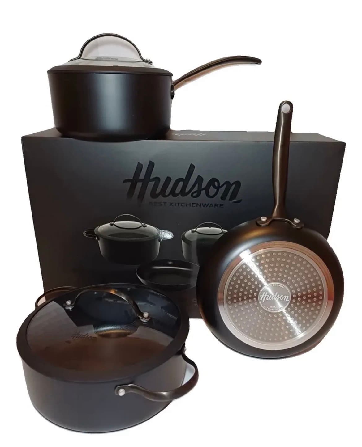 bateria de cocina hudson -total black
