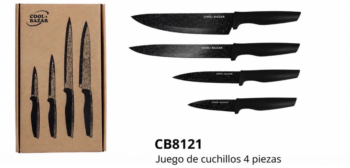 set cuchillos x4
