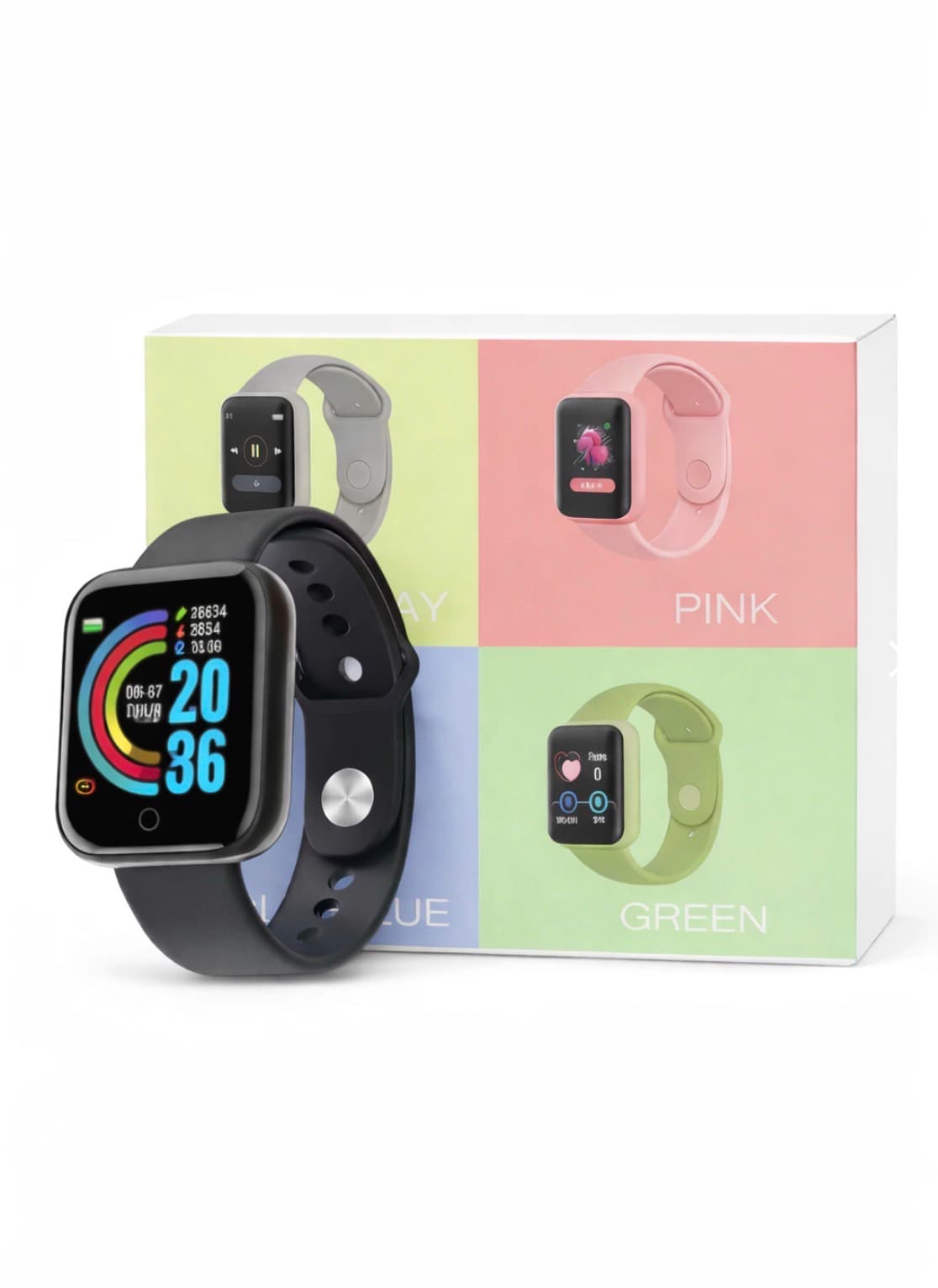 Smartwatch D20 Negro