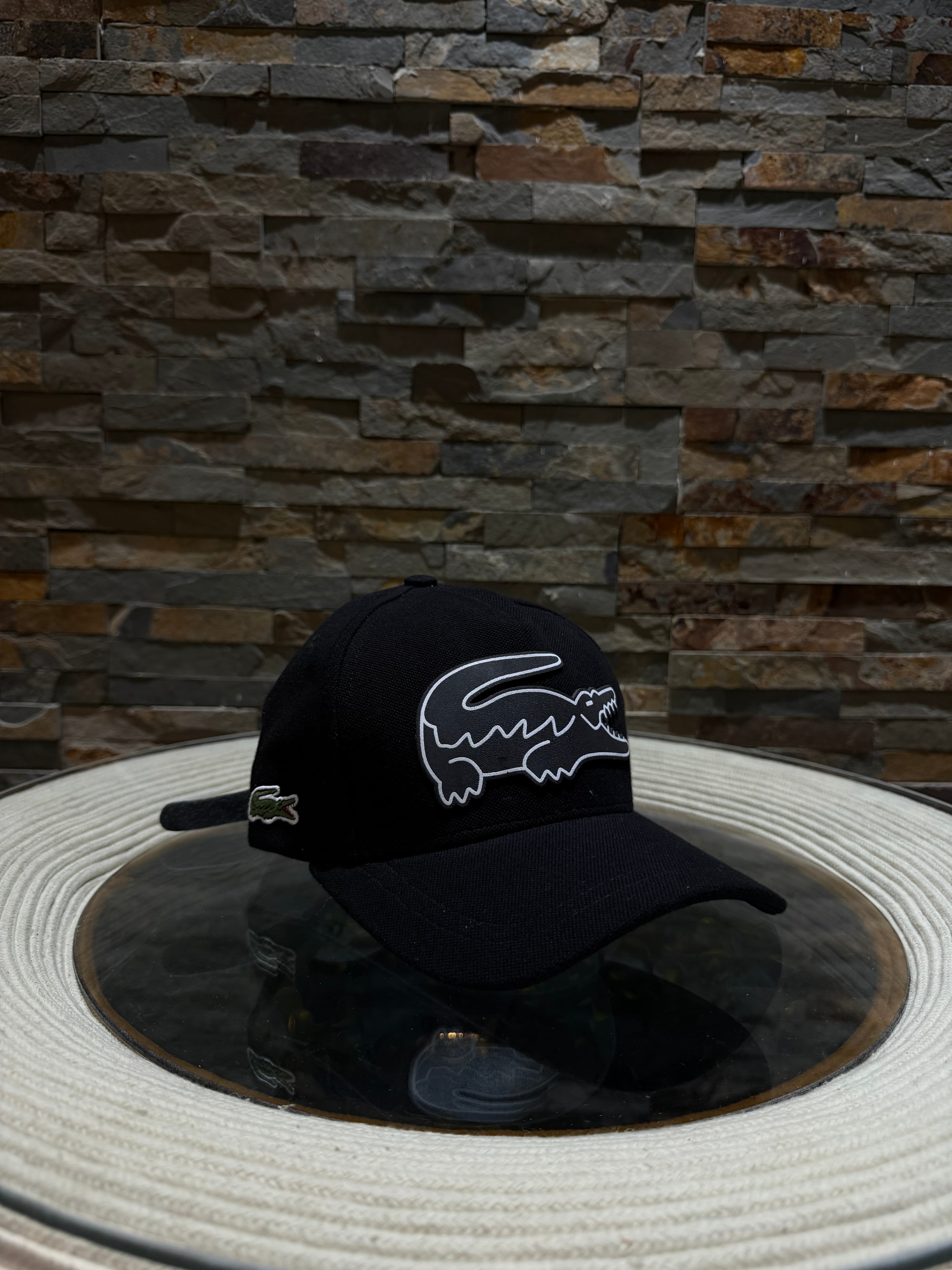 GORRO LACOSTE NEGRO