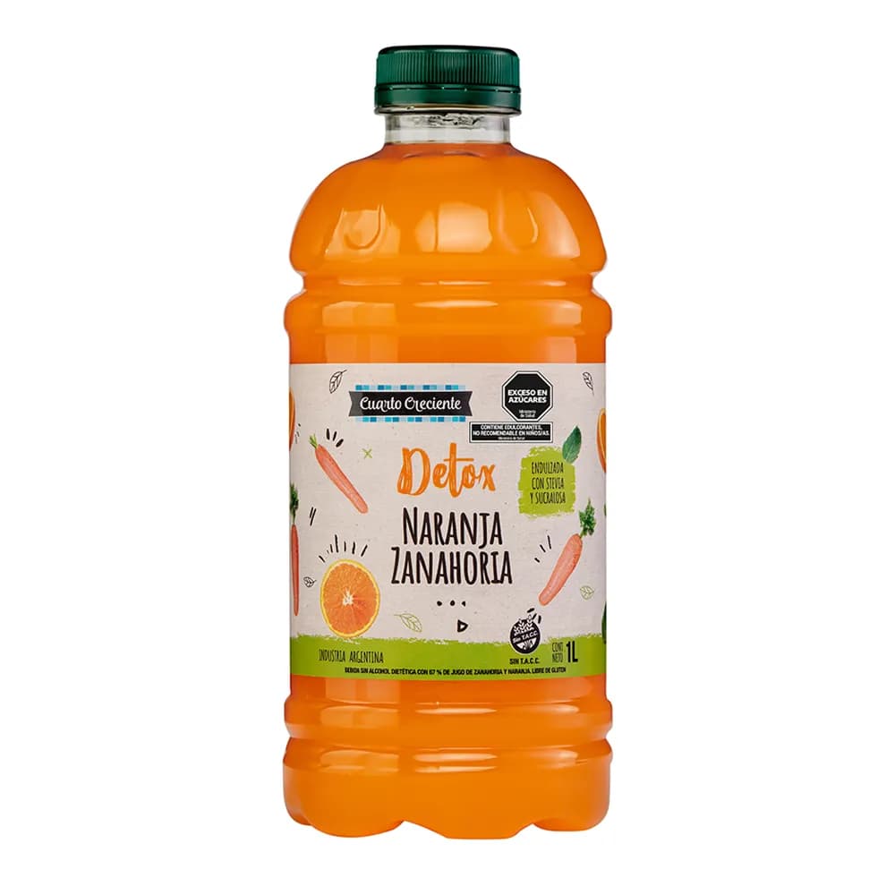 JUGO DETOX NARANJA Y ZANAHORIA 1LT