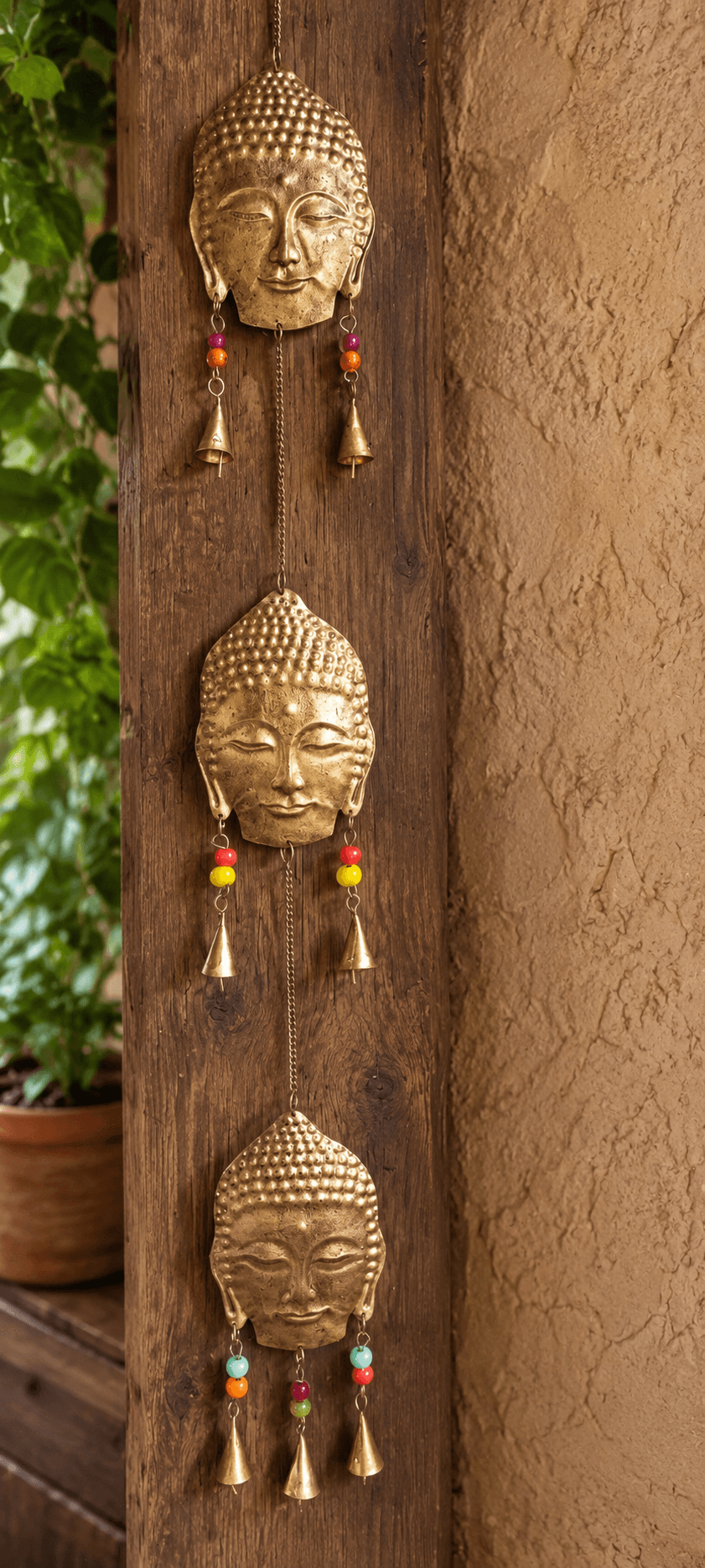 Colgante Buda 90cm x 3 caras