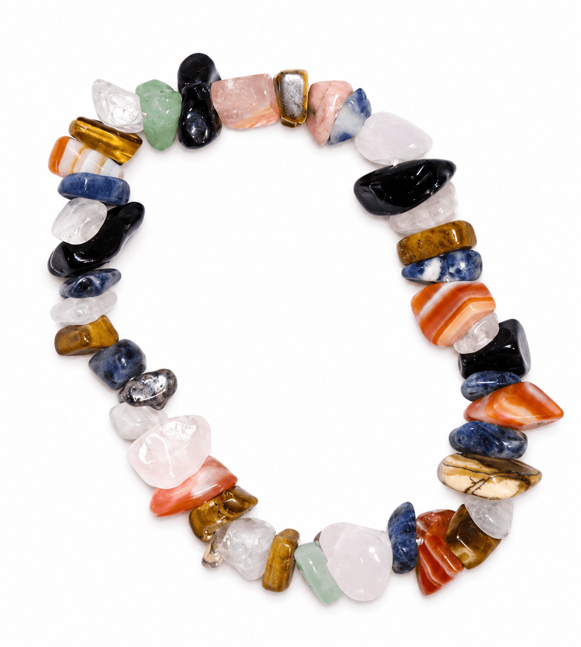 Pulsera elastica proteccion energetica piedras naturales