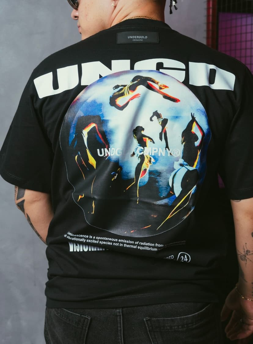 Undergold negra con diseño