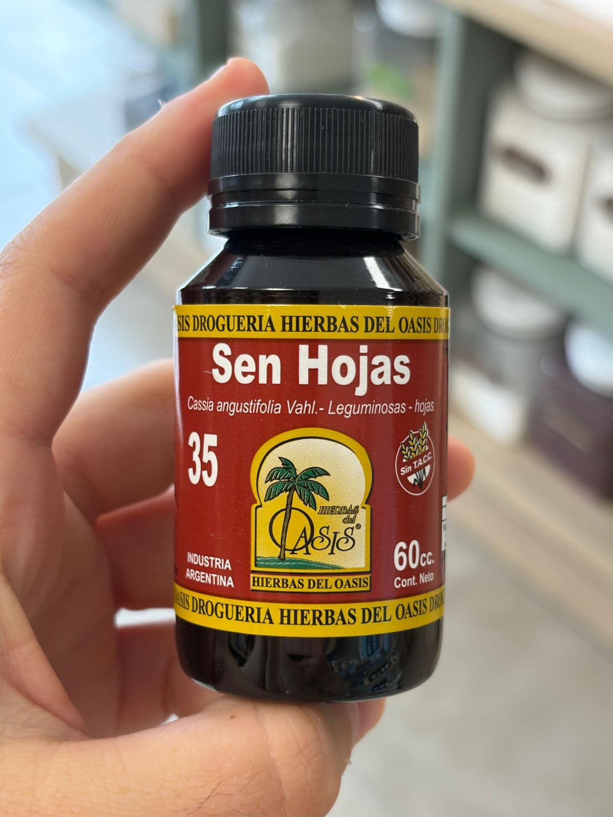 SEN HOJAS TINTURA MADRE