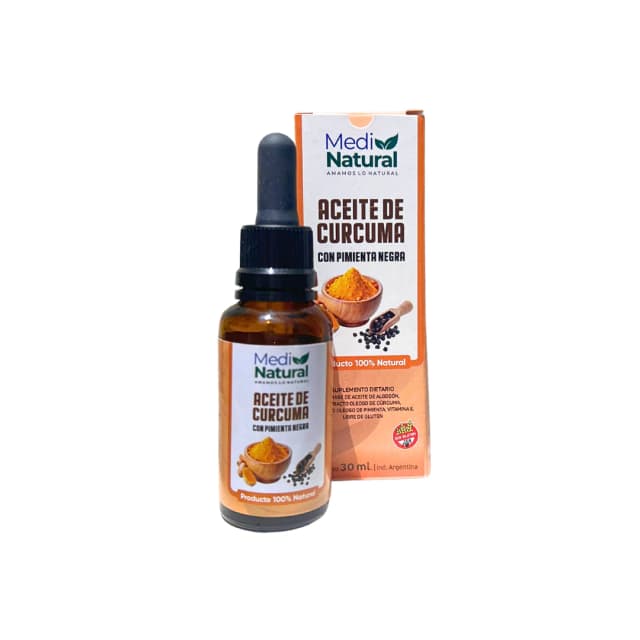 ACEITE DE CURCUMA Y PIMIENTA NEGRA + VIT 3