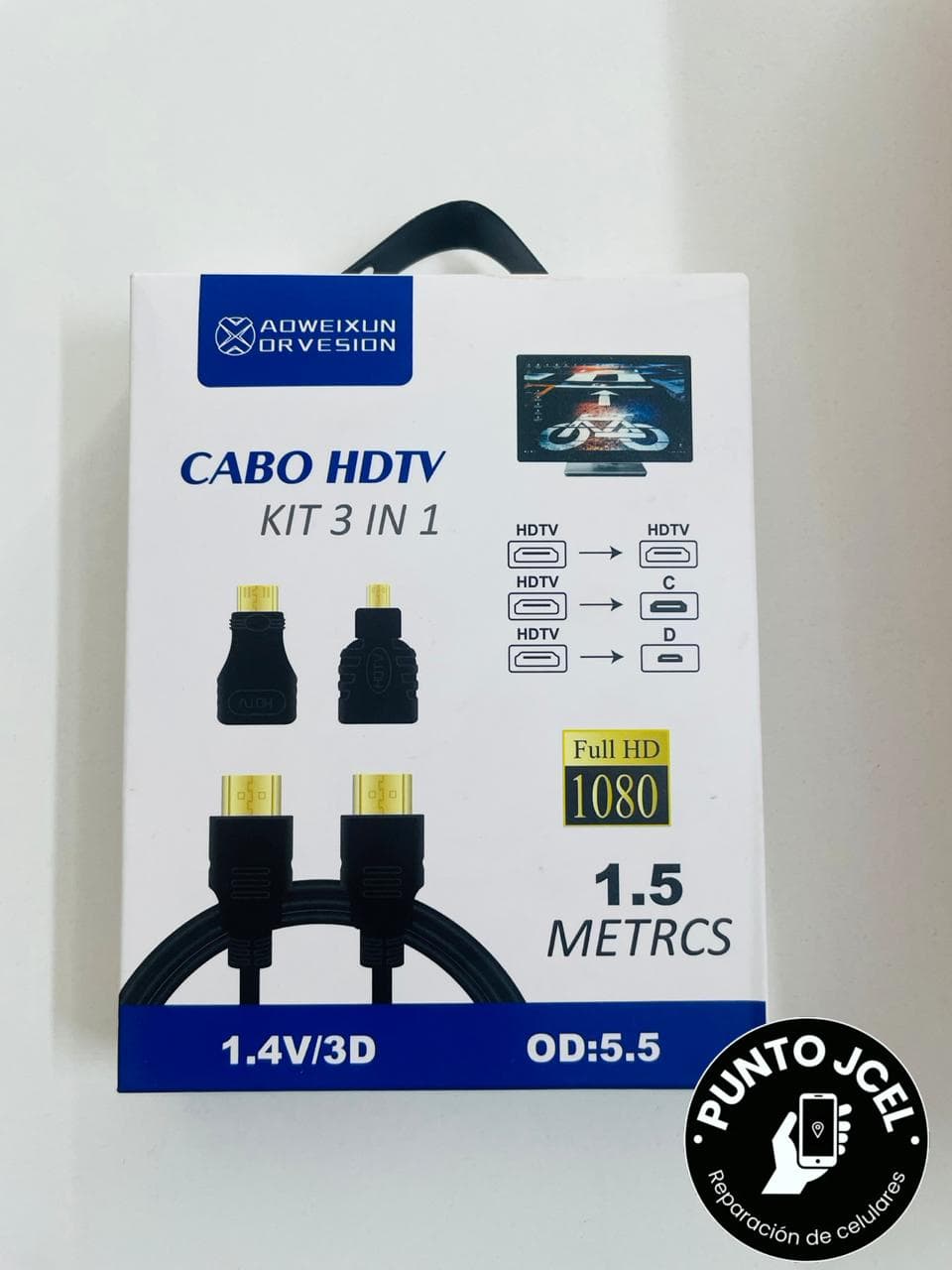 🔹 CABLE HDTV KIT 3 EN 1 🔹