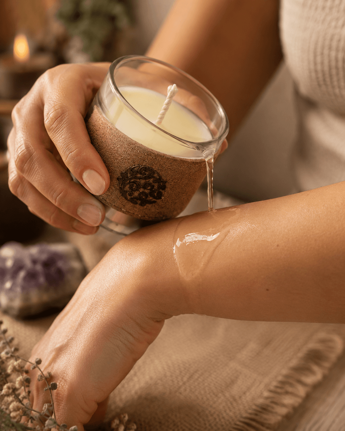 Velas para masajes 100% naturales 140 gr
