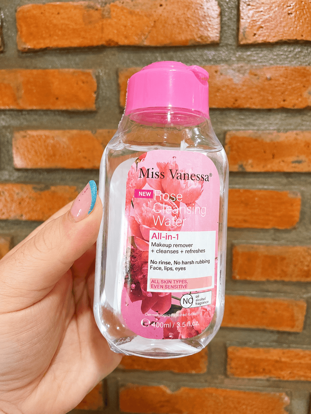 Agua Micelar Rose Cleansing Water – Miss Vanessa 100 ml