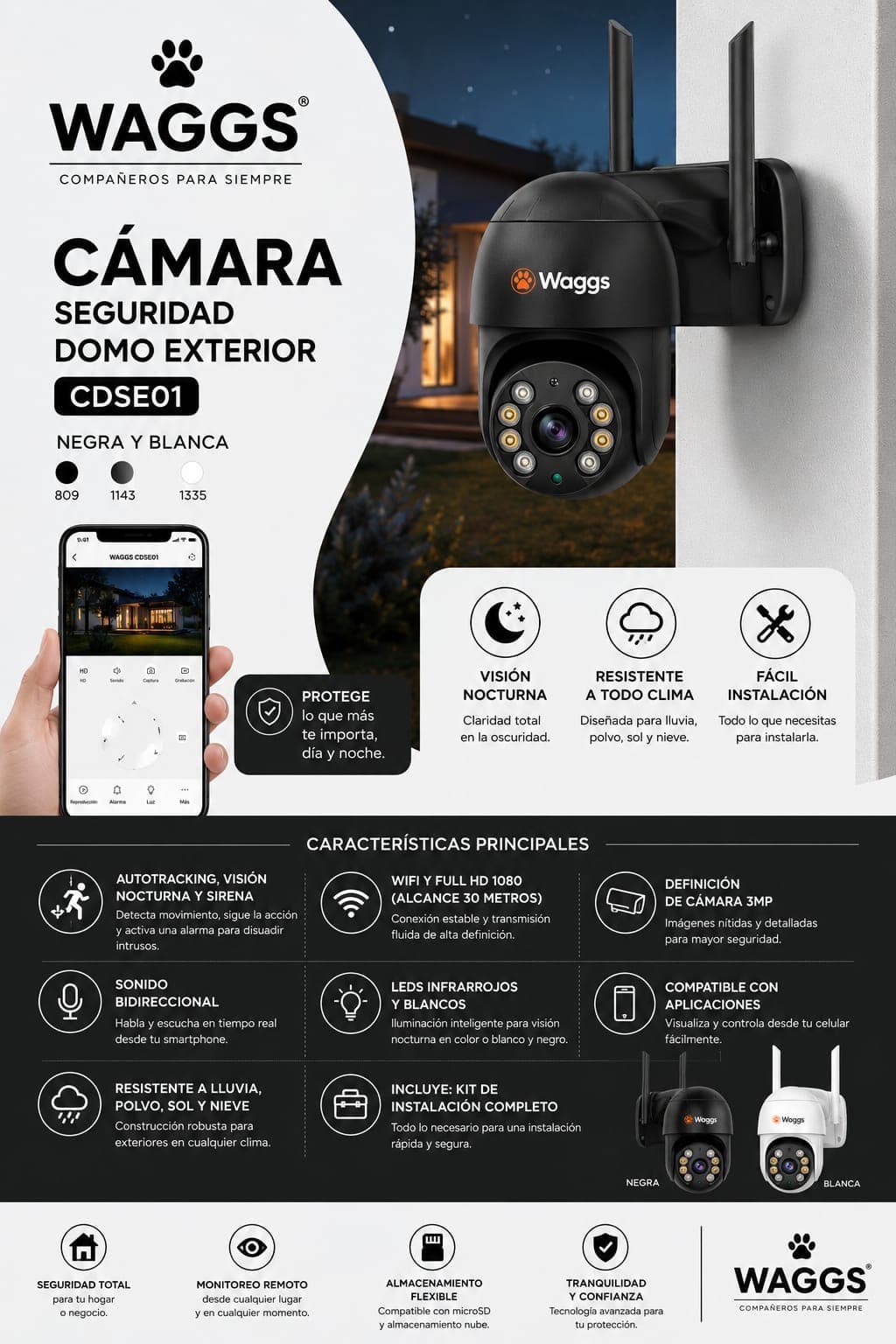 🚨🎥 CAMARA DE SEGURIDAD DOMO