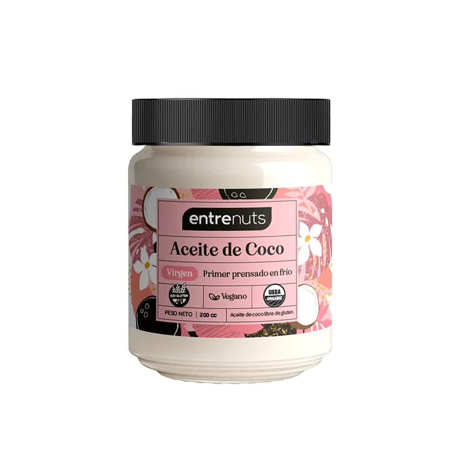 ACEITE DE COCO VIRGEN ENTRENUTS 200CC