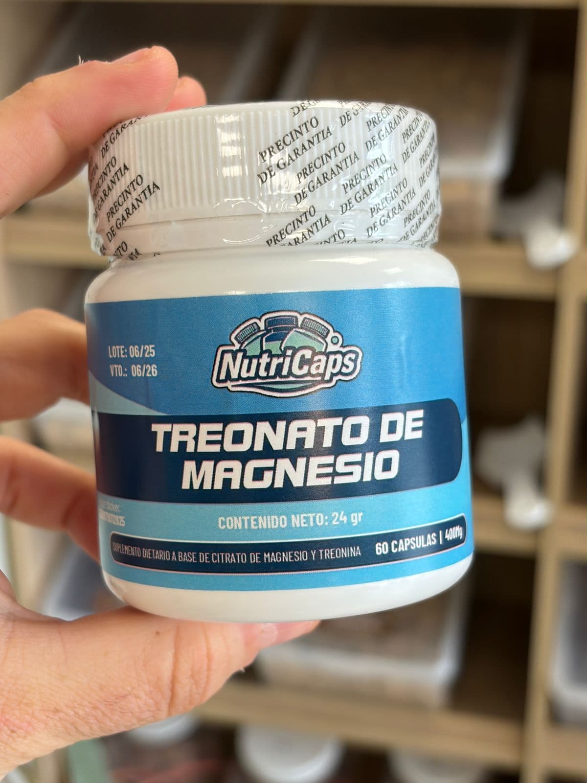 TREONATO DE MAGNESIO X 60CAP