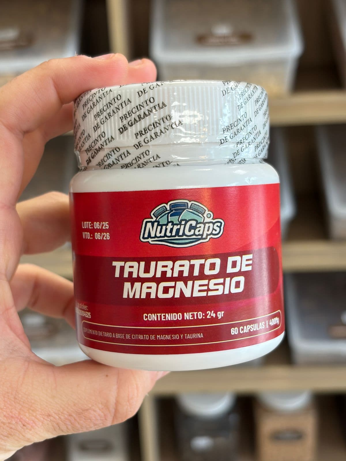 TAURATO DE MAGNESIO X 60CAP