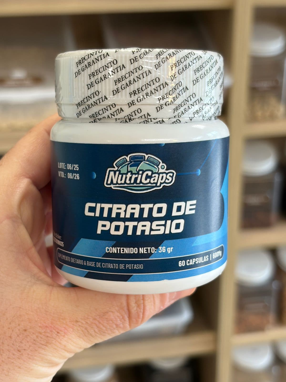 CITRATO DE POTASIO X 60C 600MG