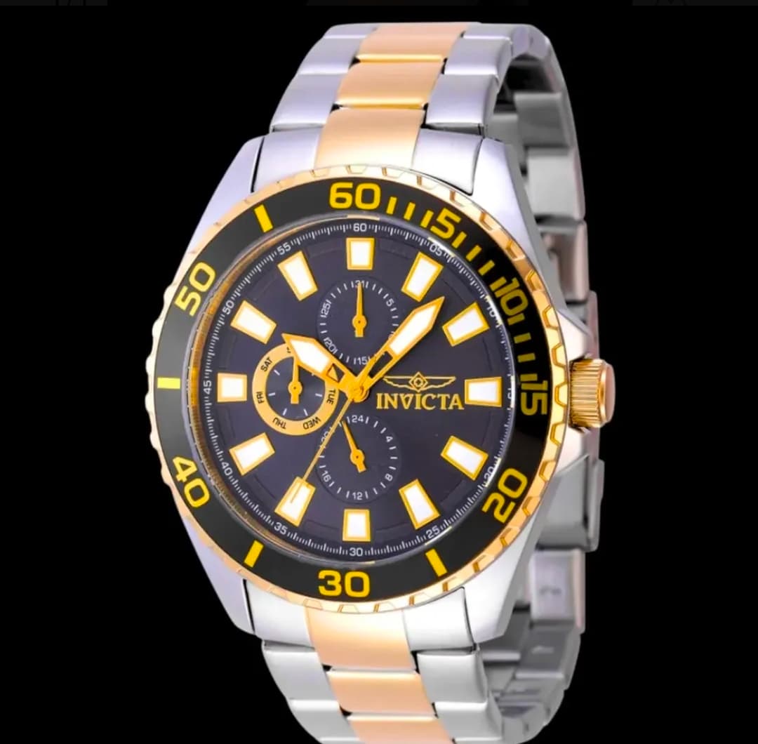 INVICTA PRO DIVER - BICOLOR NEGRO Y DORADO