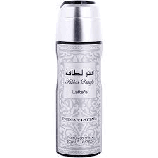 Lattafa Fakhar Silver Body Spray 6.7 oz / 200 ml
