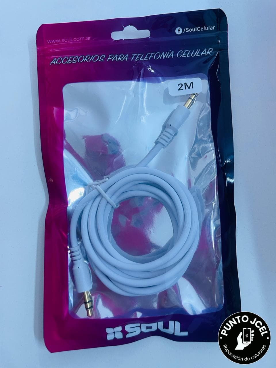 🔹 CABLE AUXILIAR 3.5MM SOUL 2 METROS 🔹